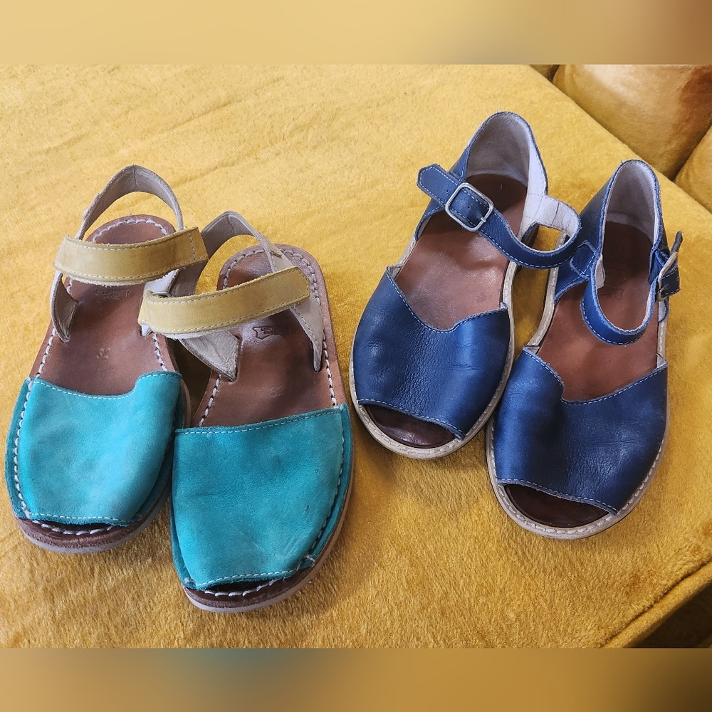 Girls Leather Sandals From Spain